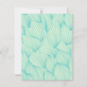 Onder het Zee | Waterverf zeedieren Kaart (Achterkant)