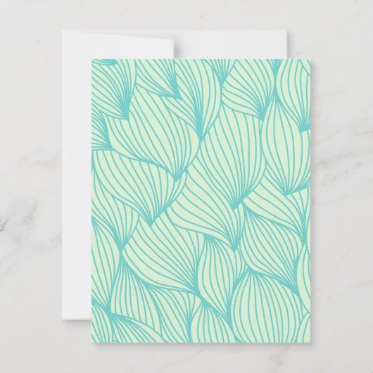 Onder het Zee | Waterverf zeedieren Kaart (Achterkant)