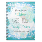 Onder het Zee Wedding Guest Book Notitieboek (Voorkant)