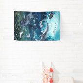 Onder het Zee | Welkom Ocean Birthday Spandoek (Insitu)