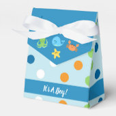 Onder het Zee Whale Favor Box Bedankdoosjes (Voorkant Zijde)