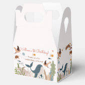 Onder het Zee Whale Shark Zee Life 1st Birthday Bedankdoosjes (Geopend)