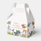 Onder het Zee Whale Shark Zee Life 1st Birthday Fa Bedankdoosjes (Achterkant)