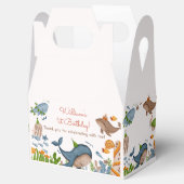 Onder het Zee Whale Shark Zee Life 1st Birthday Fa Bedankdoosjes (Geopend)