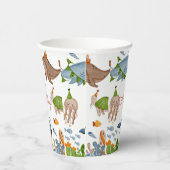 Onder het Zee Whale Shark Zee Life 1st Birthday Papieren Bekers (Rechts)