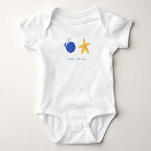 Onder het Zee Whale Starfish Baby Bodysuit
