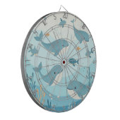 Onder het Zee Whales & Fish Kinder Dartbord (Voorkant Links)