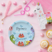 Onder het Zee Whimsical Creatures Birthday Party Papieren Bordje (Feest)