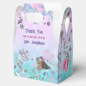 Onder het Zee Whimsical Mermaid Birthday Party Bedankdoosjes (Geopend)