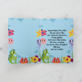 Onder het Zee Whimsical Schattige Creatures Birthd Kaart (Binnen)
