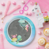 Onder het Zee wordt papieren Borden gemaakt Papieren Bordje (Feest)