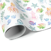 Onder het Zee Wrapping Paper Cadeaupapier (Rol Hoek)