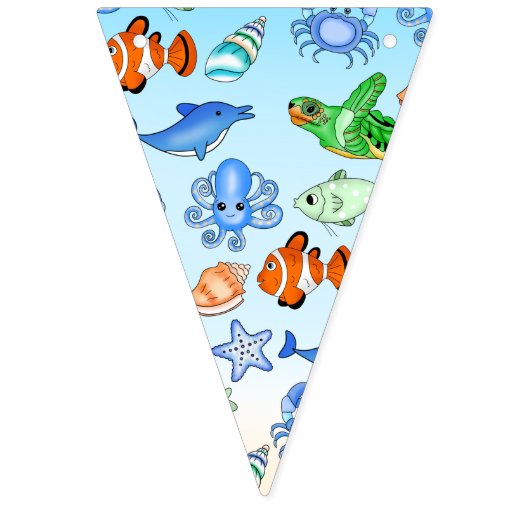 Onder het Zee | Zee creaties Vlaggetjes (Eerste vlag)