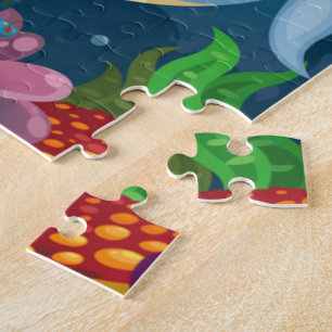 Onder het Zee Zee Life Shark Seaweed Coral Legpuzzel