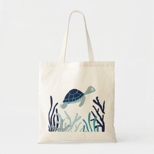 Onder het Zee - Zee schildpad Tote Bag (Voorkant)
