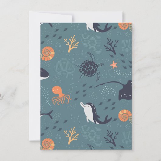 Onder het Zee | Zeeduivel Kaart (Achterkant)