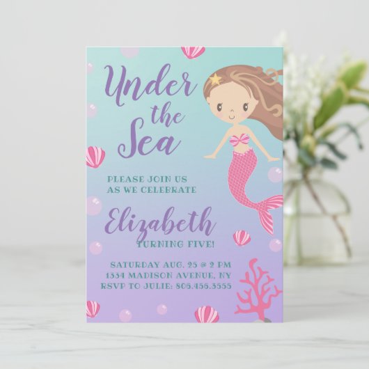 "Onder het Zee" Zeemeerdag Kaart (Staand voorkant)