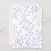 Onder het Zee Zeemeermin 1e Verjaardag Kaart (Achterkant)