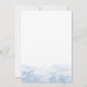 Onder het Zee Zeemeermin 4e Verjaardagsfeest Kaart (Achterkant)