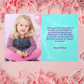 Onder het Zee Zeemeermin Foto Verjaardag Groet Kaart