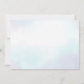 Onder het Zee Zeemeermin Meisje 1e Verjaardag Foto Kaart (Achterkant)