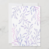 Onder het Zee Zeemeermin Meisje 1e Verjaardag Past Kaart (Achterkant)