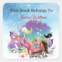 Onder het Zee Zeemeermin Oceaan Paarse Turquoise