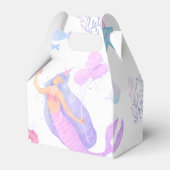 Onder het Zee Zeemeermin & Ocean Friends Girl Bedankdoosjes (Achterkant)