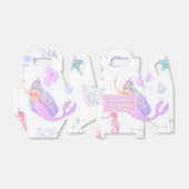 Onder het Zee Zeemeermin & Ocean Friends Girl Bedankdoosjes (Uitgevouwen)