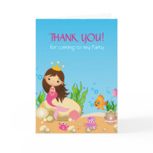 Onder het Zee Zeemeermin op zaterdag Dank je wel