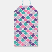 Onder het Zee Zeemeermin Pool Party Verjaardagsgun Cadeaulabel (Achterkant)