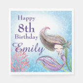 onder het Zee Zeemeermin Servet (Voorkant)