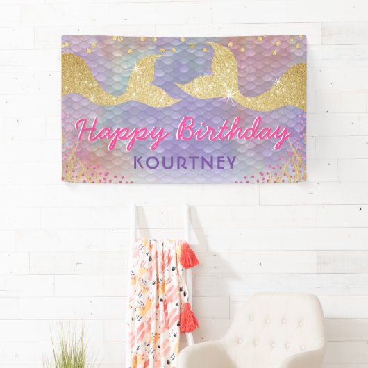 Onder het Zee Zeemeermin Spandoek (Insitu)