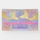 Onder het Zee Zeemeermin Spandoek (Horizontaal)