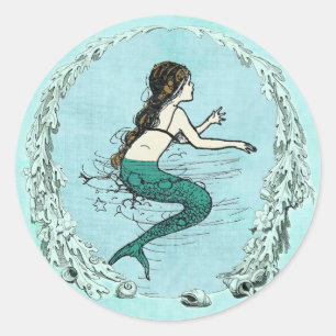 Onder het Zee Zeemeermin Sticker
