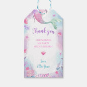 Onder het Zee Zeemeermin verjaardagscadeau Label Cadeaulabel (Voorkant)