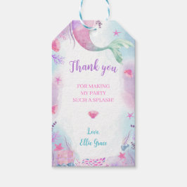 Onder het Zee Zeemeermin verjaardagscadeau Label Cadeaulabel