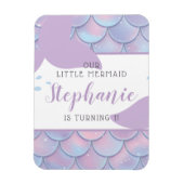 Onder het Zee Zeemeermin Verjaardagsfeest Magneet (Verticaal)