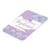 Onder het Zee Zeemeermin Verjaardagsfeest Magneet (Linkerzijde)