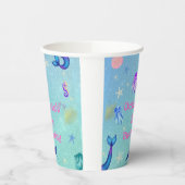 Onder het Zee Zeemeermin Verjaardagsfeest Papieren Bekers (Links)