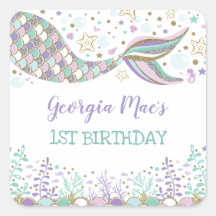 Onder het Zee Zeemeermin Verjaardagsgunst Strand B