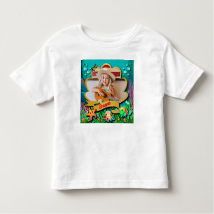 Onder het Zee & Zeemeermin Verjaardagsmeisjesfeest Kinder Shirts