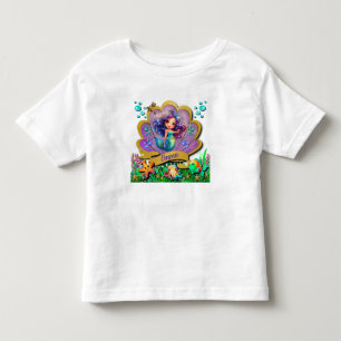 Onder het Zee & Zeemeermin Verjaardagsmeisjesfeest Kinder Shirts