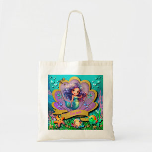Onder het Zee & Zeemeermin Verjaardagsmeisjesfeest Tote Bag