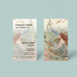 Onder het Zee  zeemeermin Visitekaartje