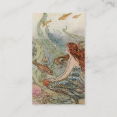 Onder het Zee  zeemeermin Visitekaartje (Achterkant)