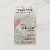 Onder het Zee  zeemeermin Visitekaartje (Voorkant)