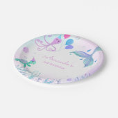 Onder het Zee Zeemeermin & Zee Schildpad Verjaarda Papieren Bordje (Gekanteld)