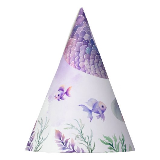 Onder het zee Zeemeermin zwembad feest Feesthoedjes (Links)