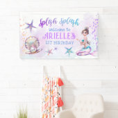 Onder het Zee Zeemeermin Zwembad Party Meisje Verj Spandoek (Insitu)